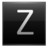 Letter Z black